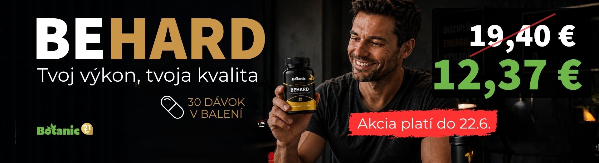 BeHard teraz za 12,37 € namiesto 19,40 €
