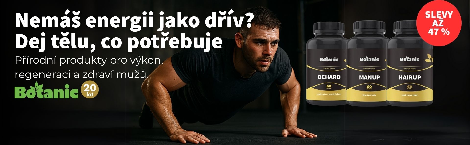 Doplňky stravy pro muže