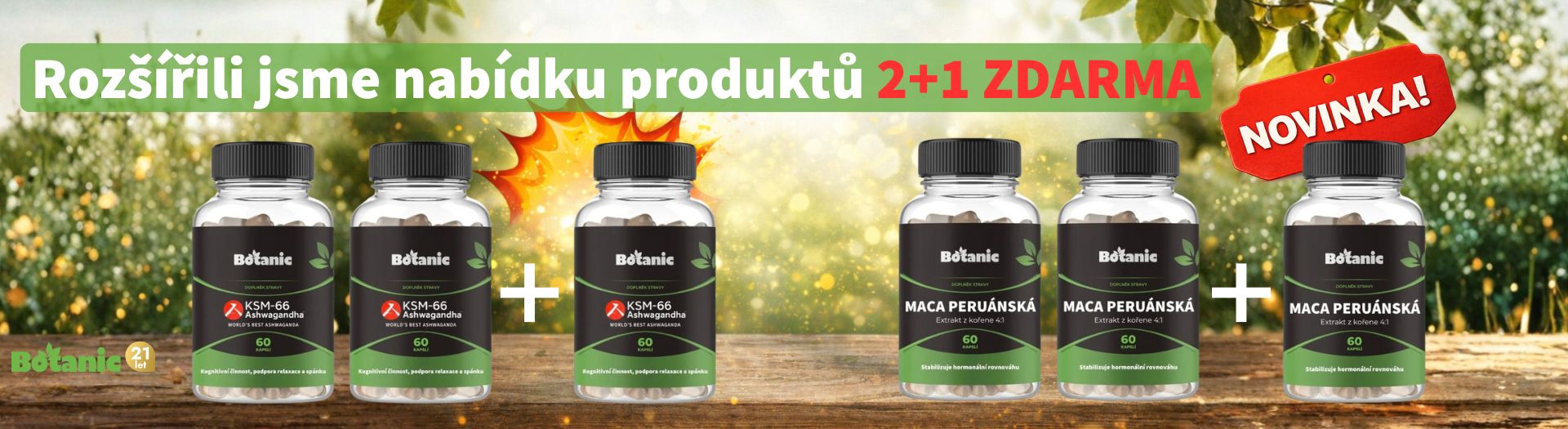 Akce 2+1 zdarma – rozšířili jsme nabídku!
