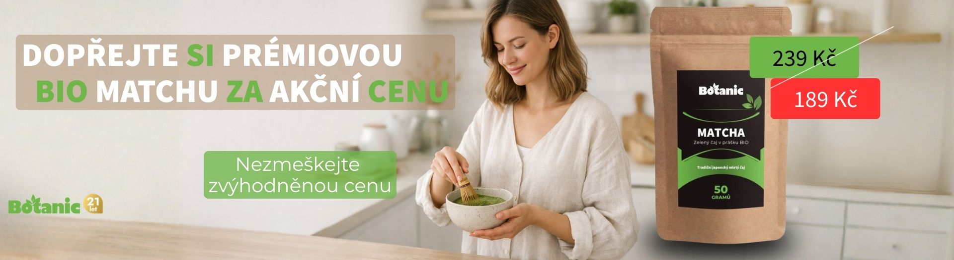 BIO Matcha – oblíbený rituál teď za super cenu