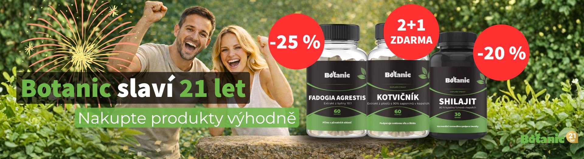 Jsme tu už 21 let – slavte s námi