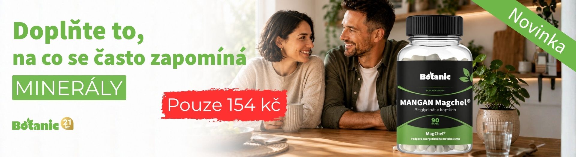 Mangan MagChel® – Bisglycinát v kapslích