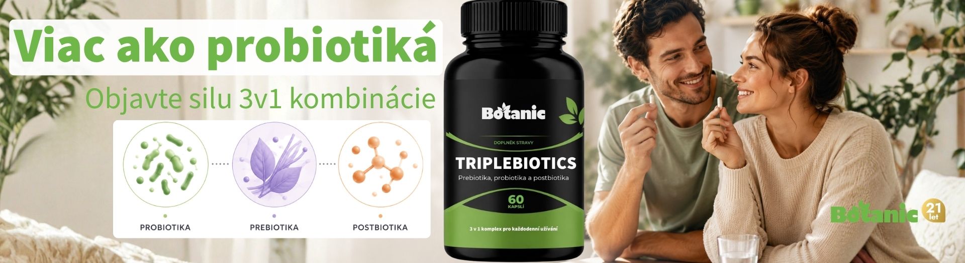 Novinka TripleBiotics – prebiotiká, probiotiká a postbiotiky