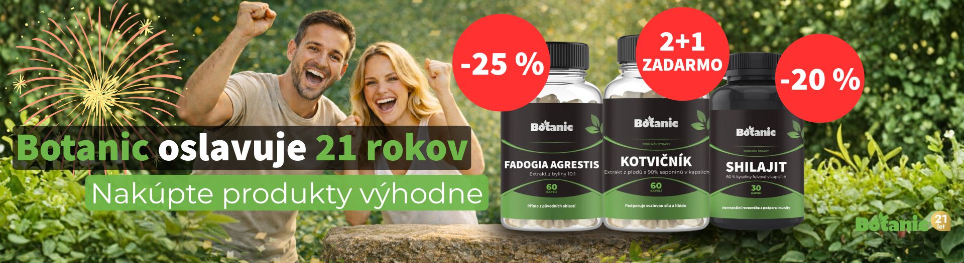 Sme tu už 21 rokov - oslavujte s nami