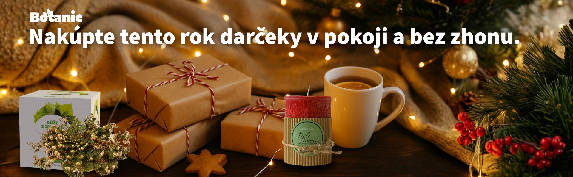 Darčeky v pokoji na Botanic.sk