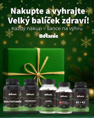 Spouštíme Velkou vánoční soutěž 🎄 Nakupte a vyhrajte Balíček zdraví! 👉 Zapojte se jednoduše nákupem na www.botanic.cz 💚...