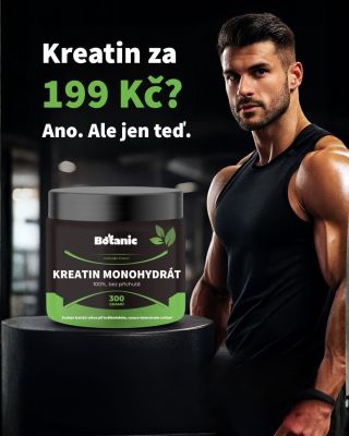 📣 Kreatin za 199 Kč? Ano – právě teď! 🔥 Chcete posunout svůj výkon, sílu a regeneraci? Náš 100% kreatin monohydrát je teď...