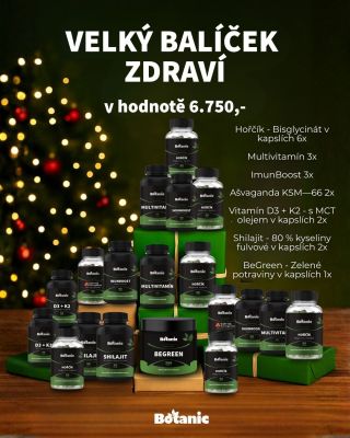 🎁 Představujeme naše 3 výherní balíčky zdraví! 💚 Každý nákup na Botanic.cz = šance vyhrát 🎉 Zdraví, energie a pohoda –...